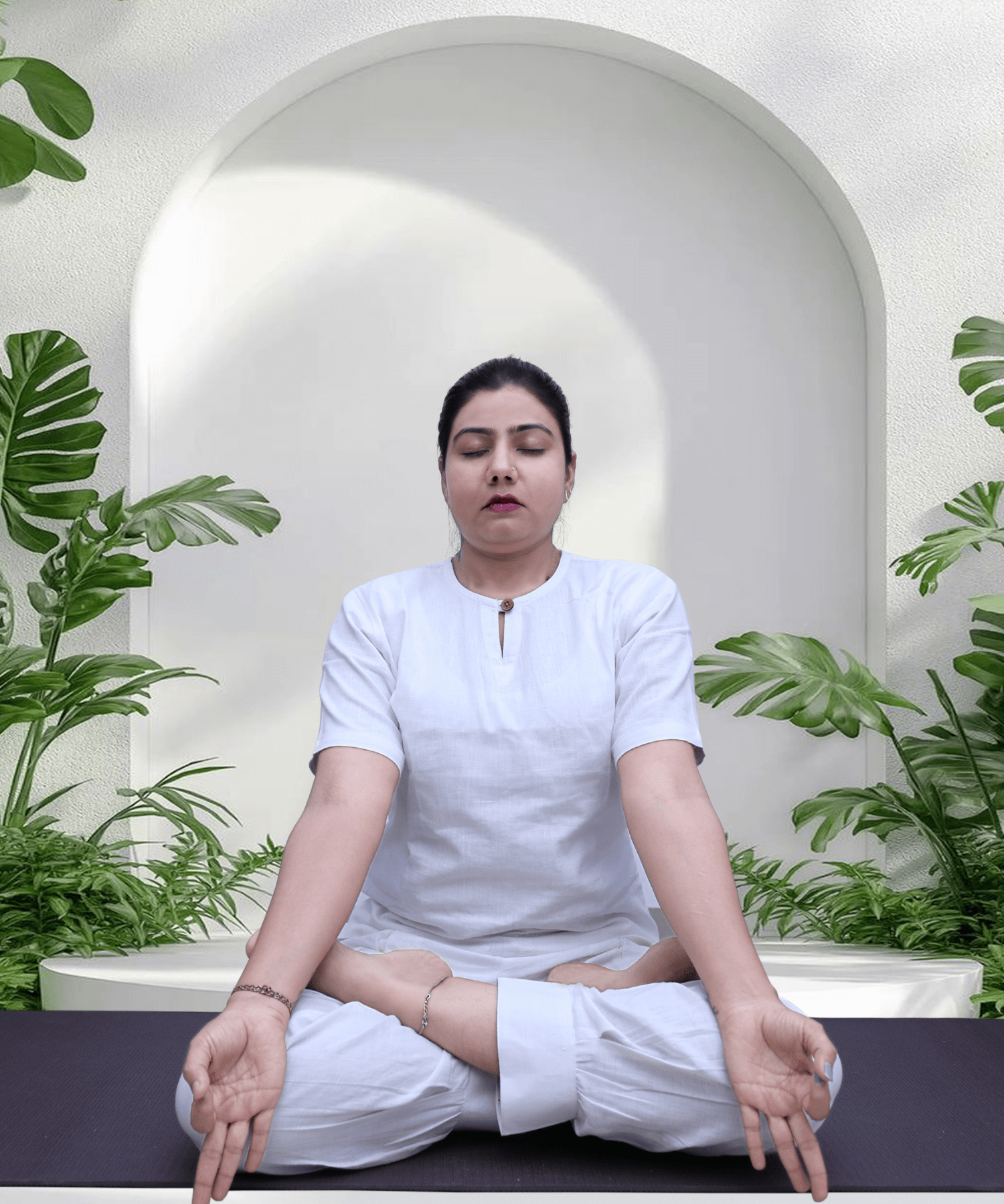 Satvic Woman Yoga Wear - Feel Khadi