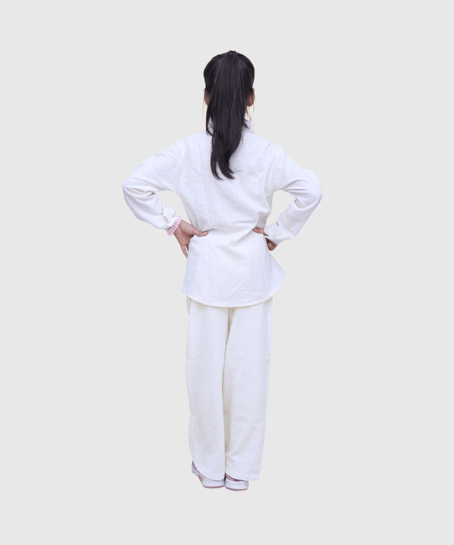 White Cross Floral Co-ord Set - Image 4