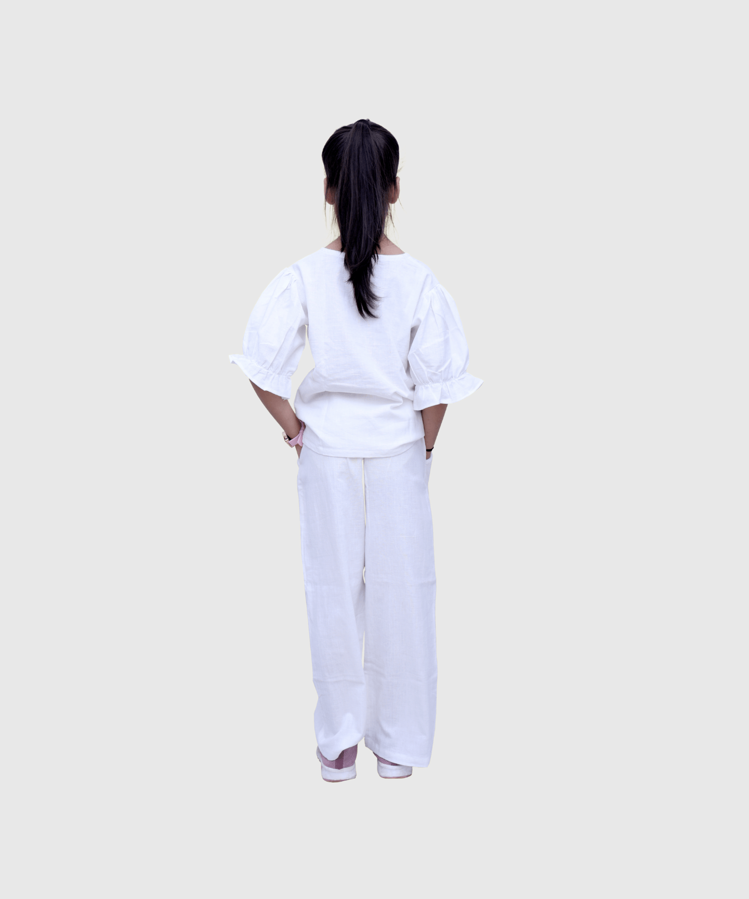 White Multi Floral Co-ord Set - Image 4