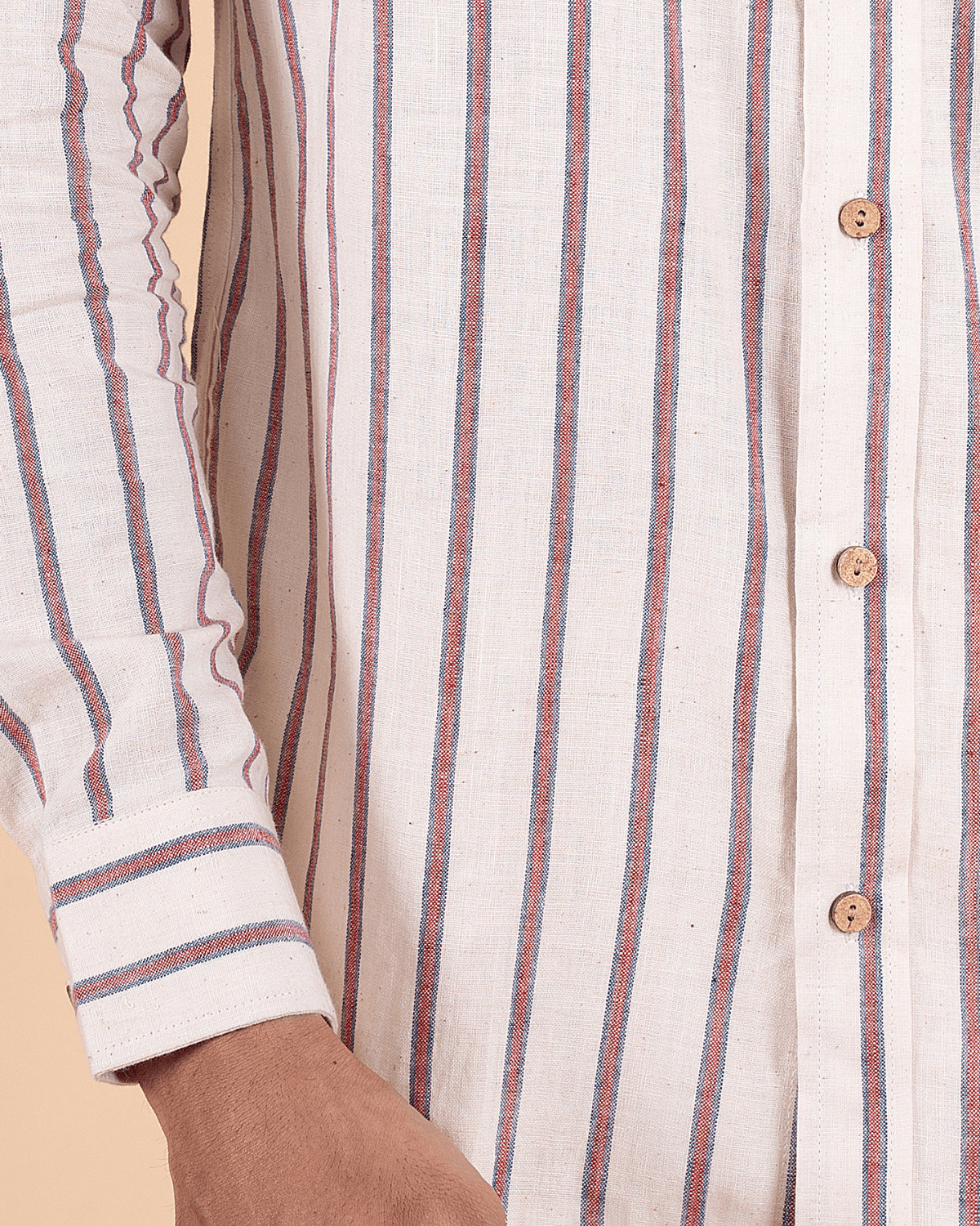 Rustic Stripe Full Sleeve Shirt - Image 3