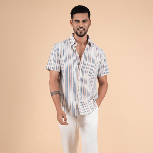 Men's handspun handwoven khadi shirts collection – Feel Weaves