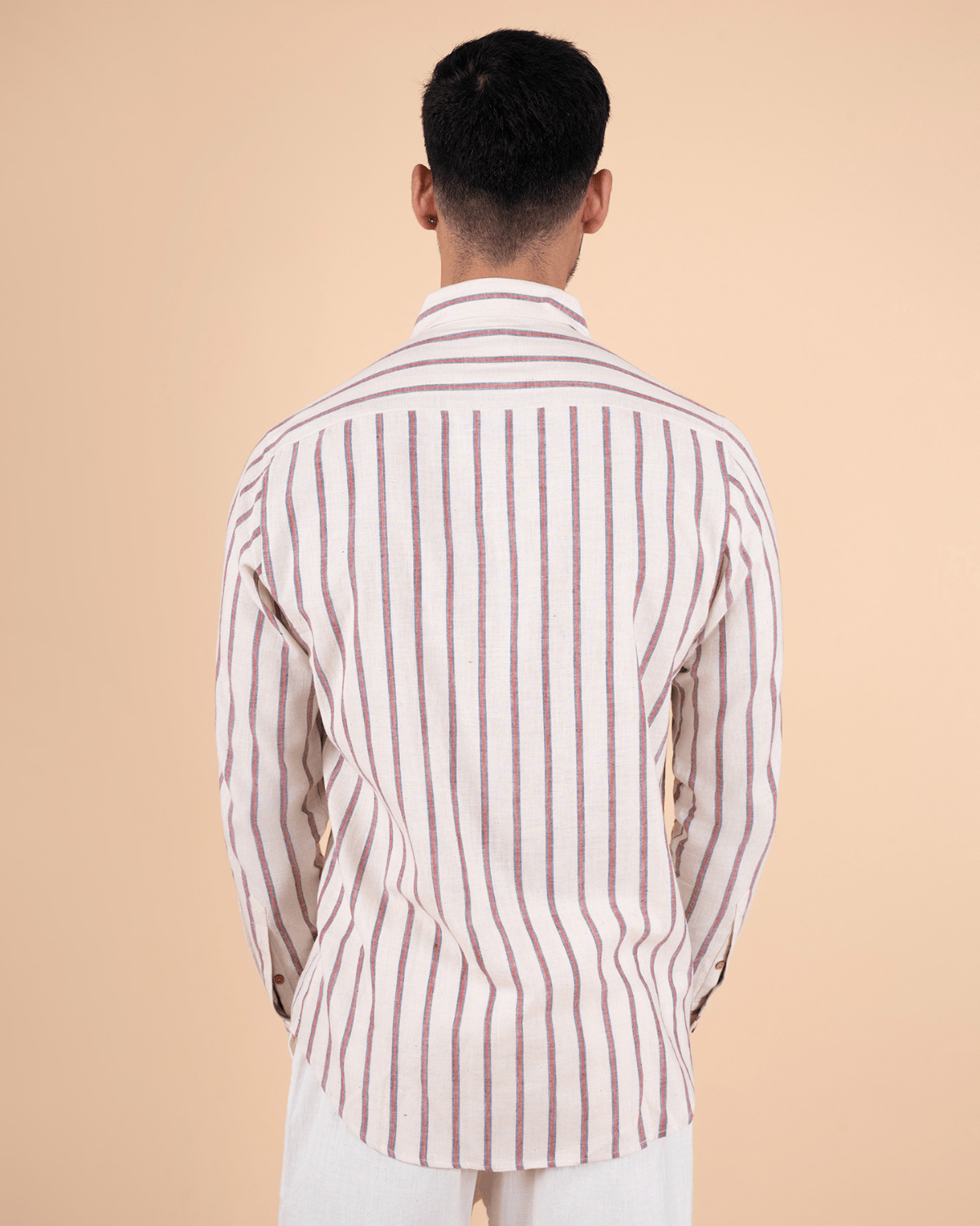 Rustic Stripe Full Sleeve Shirt - Image 5