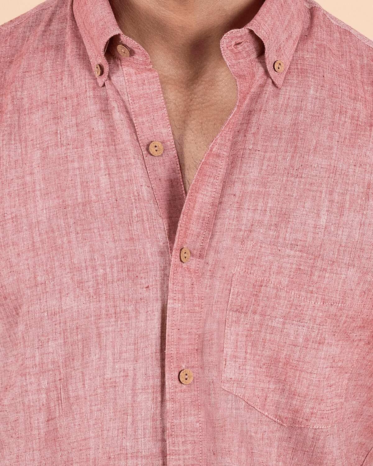 Earth Tone Half Sleeve Men Shirt - Image 3