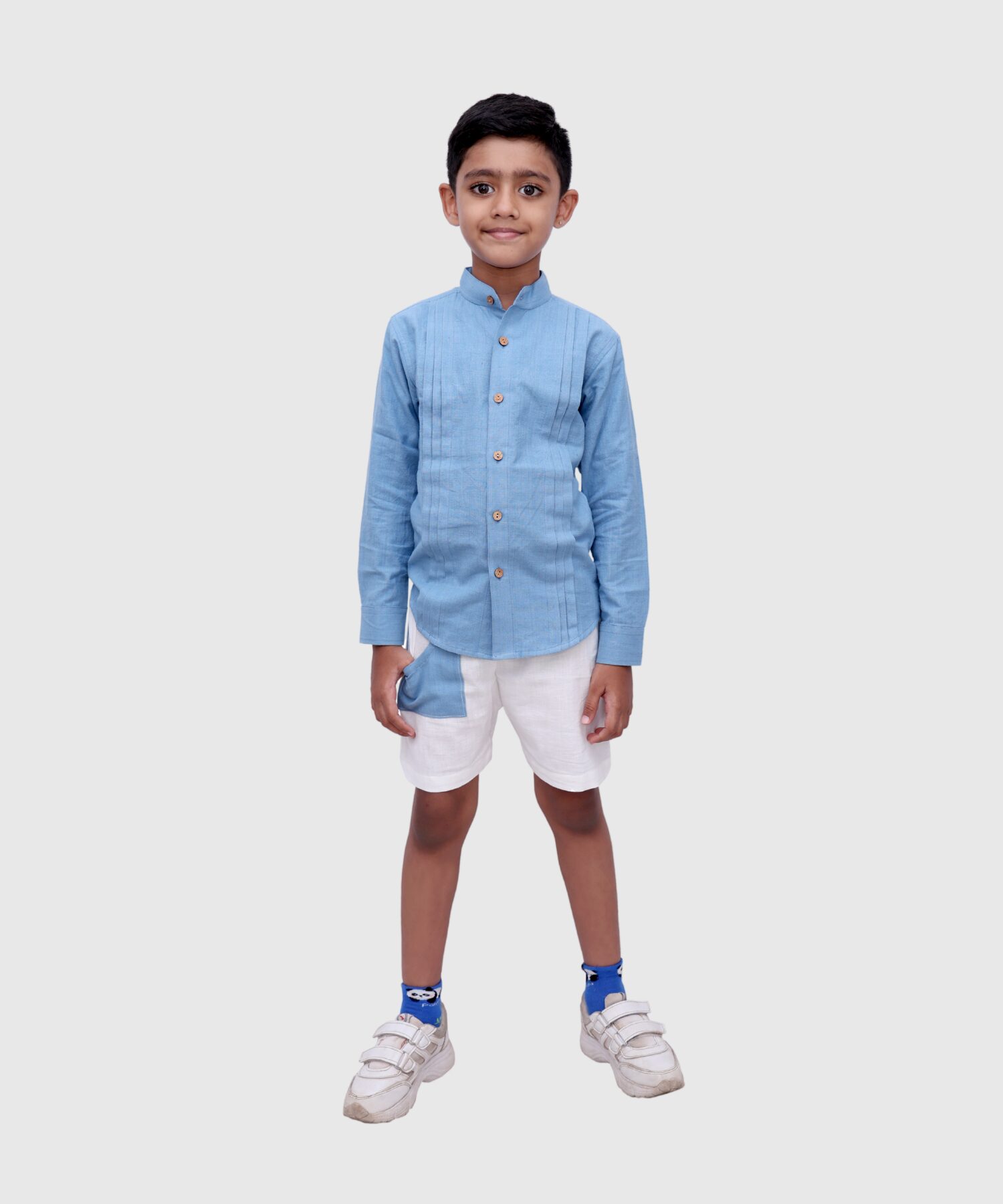 Moss Trail Co-ord Set - handmade chemical-free khadi from Feel Weaves