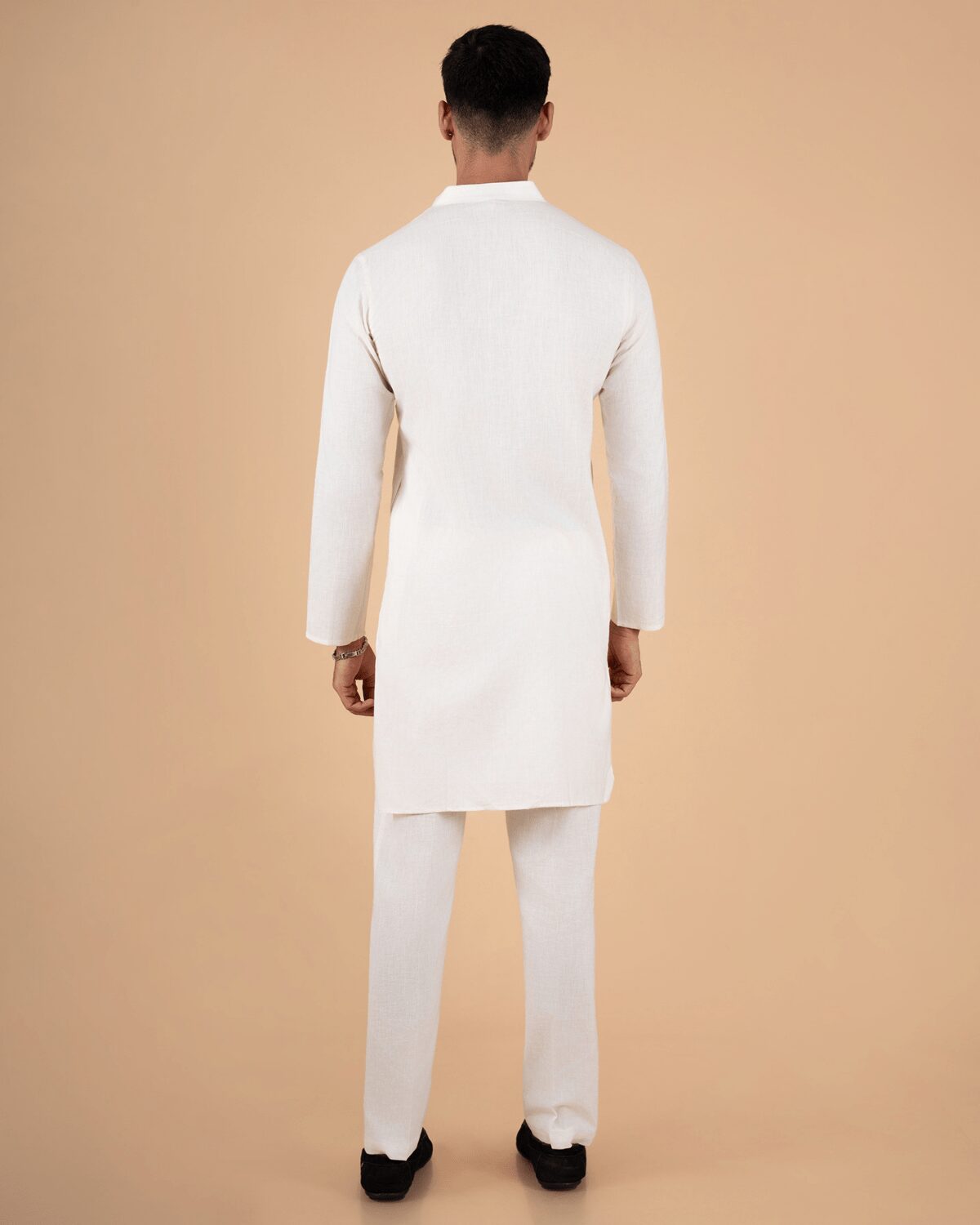 Natural Raw Kurta Set - Image 4