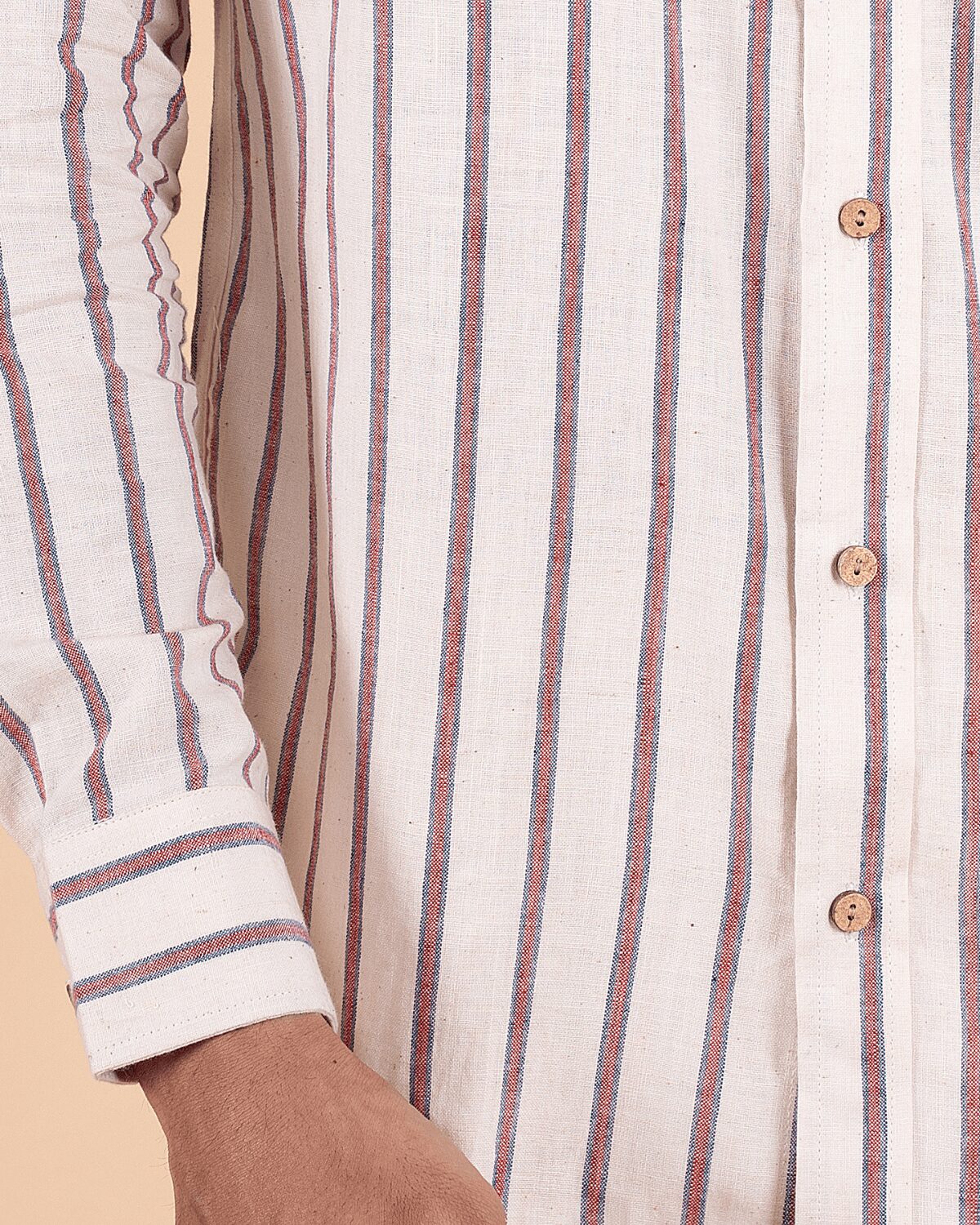 Rustic Stripe Full Sleeve Shirt - Image 3