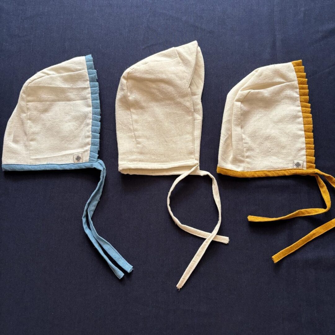 SnugBug Cap (Pack of 3) - handmade chemical-free khadi from Feel Weaves